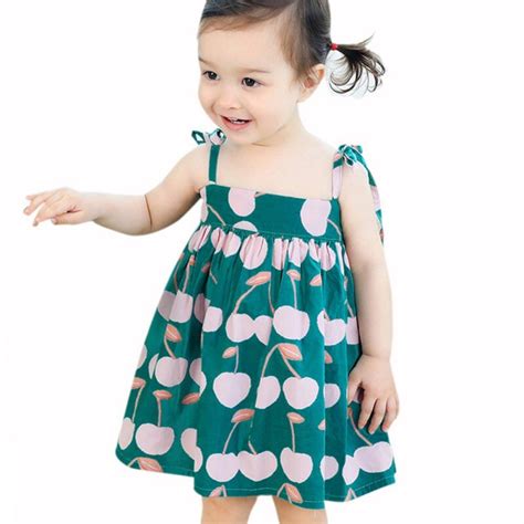 Baby Girl Dress Summer Sleeveless Dresses Girl Kids Clothes Cute Dot