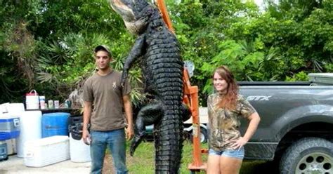 Teen Catches 800 Pound Gator With Fishing Pole