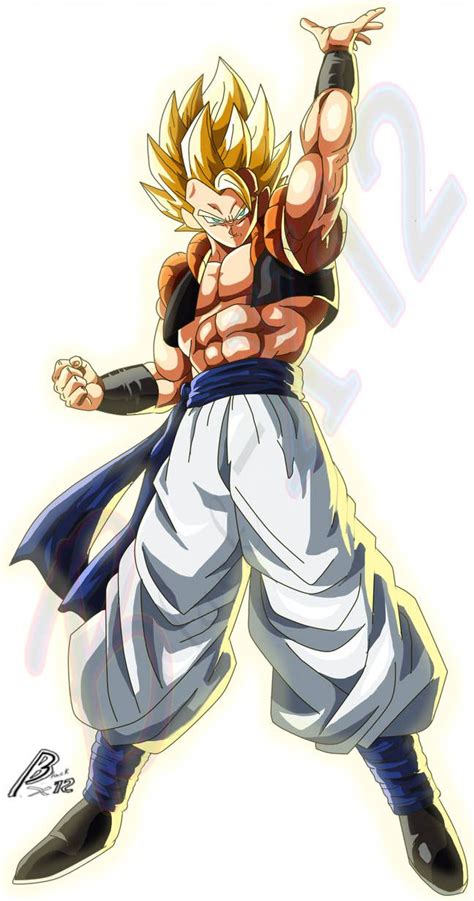 The two iconic saiyans are the first dlc characters for arc system works' dragon ball fighterz. Gogeta ssj(fighterZ style)V3 by Black-X12 | Dragon ball ...