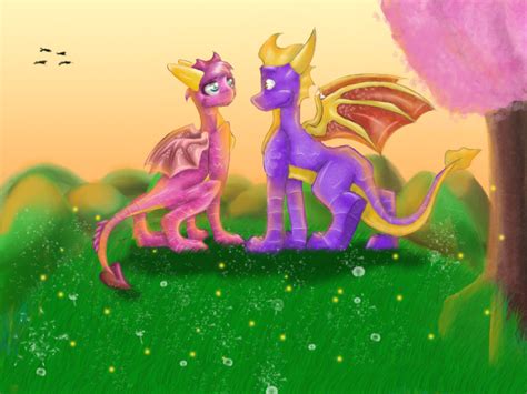 Spyro And Ember By Crystal Td On Deviantart