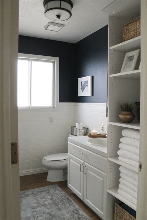 We partnered with chris loves julia to develop an exclusive collection of doors and drawers. A Half-bath refresh - Chris Loves Julia