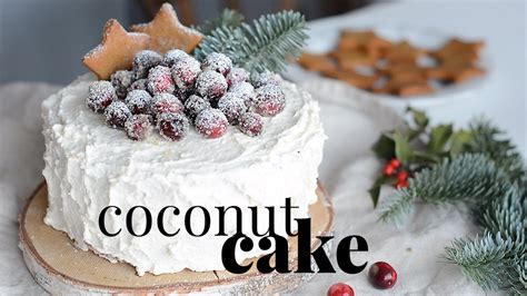 Decorating Coconut Cake Youtube