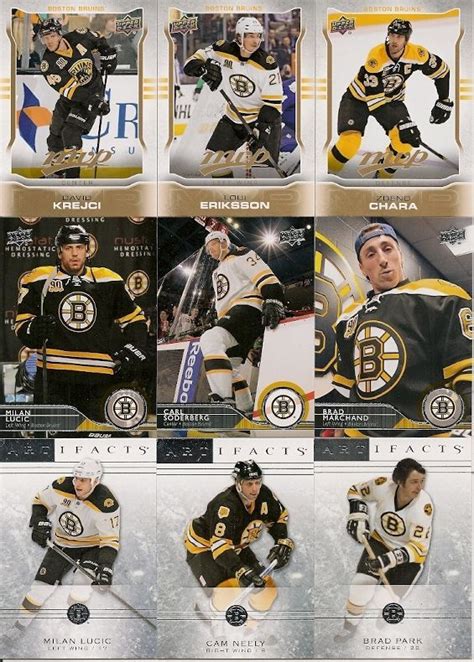 New 2014 15 Boston Bruins 3 Different Team Sets Free Shipping