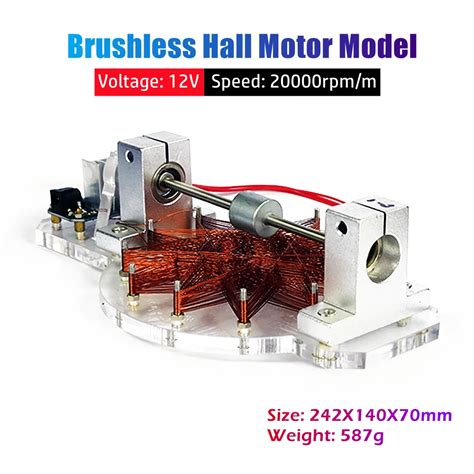 Stark Hall Motor Model High Speed 20000rpm Min Brushless Hall Motor