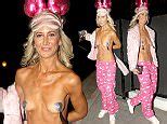 Lady Victoria Hervey Topless At Pyjama Party