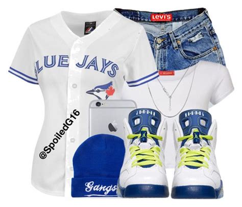 Gangsta Blue Jays By Spoiledg16 Liked On Polyvore Featuring