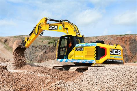 First Hydrogen Fuelled Excavator By Jcb For Construction Industry