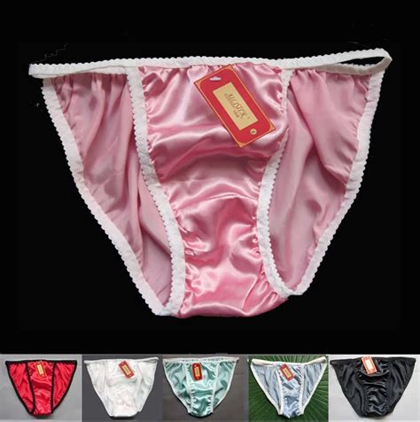 6 pcs womens 100 silk bikini panties underwear brief knicker lingerie s m l xl xxl 3xl free