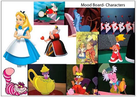 Lauren Henneberry Unit 39 Alice In Wonderland Mood Boards