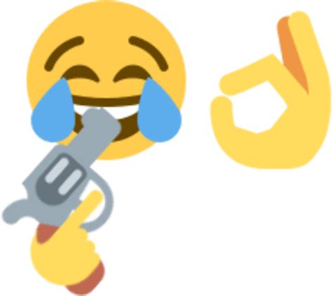Gun In Mouth Emoji 600x488 Png Clipart Download