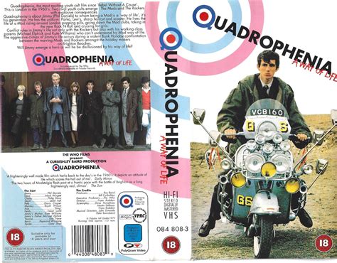 Quadrophenia VHS 1999 Phil Daniels Sting Toyah Willcox Leslie