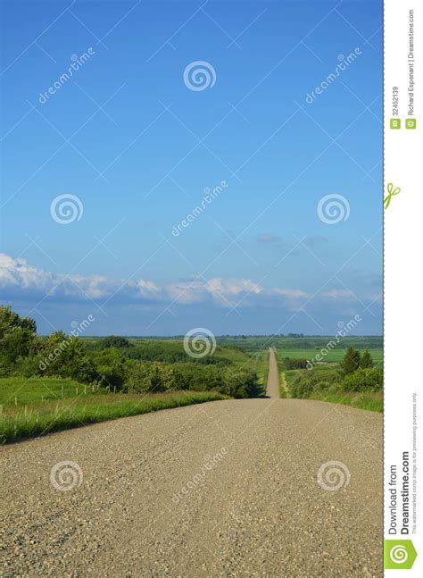 Country Gravel Road Stock Image Image Of Agriculture 32452139