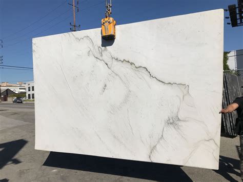 Mont Blanc Quartzite Slabs At Royal Stone With A Calacatta Look From