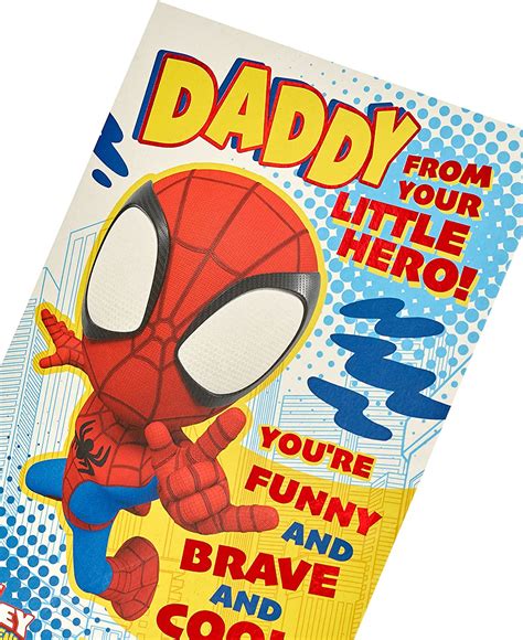 Marvel Daddy From Son Spider Man Birthday Card Collect Cards