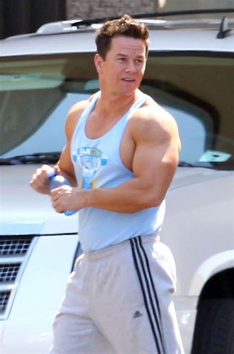 Mark Wahlberg Shows Off His Muscles In Miami