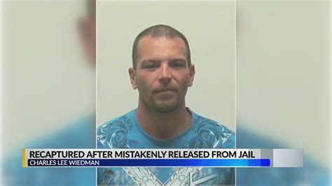 man mistakenly released from jail re arrested youtube