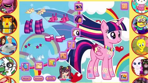 My Little Pony Rainbow Power Twilight Sparkle Games For Kids Girls