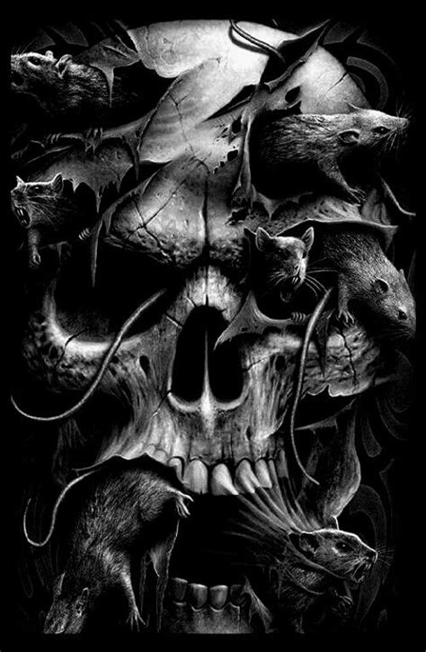 Skulls Black Skulls Wallpaper Skull Wallpaper Skull