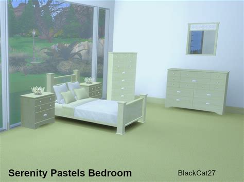 The Sims Resource Serenity Pastels Bedroom Set