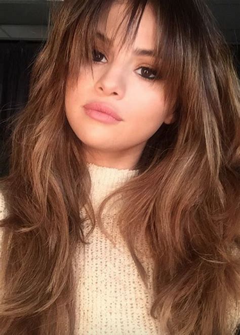 Selena Gomez Layered Hair