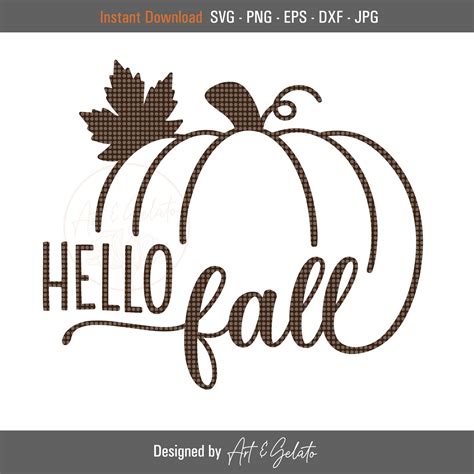 Hello Fall SVG Welcome Fall SVG Happy Thanksgiving Svg Etsy Canada