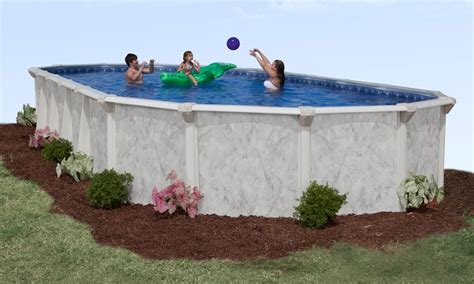 18′ X 34′ Oval 52″ Deep Sterling Above Ground Pool Kit Best Above