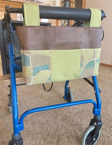 Perfect for older ladies, grandmothers and great grandmothers living at home or in residential aged care. Elegant walker bag Rollator gift for grandma nursing home ...
