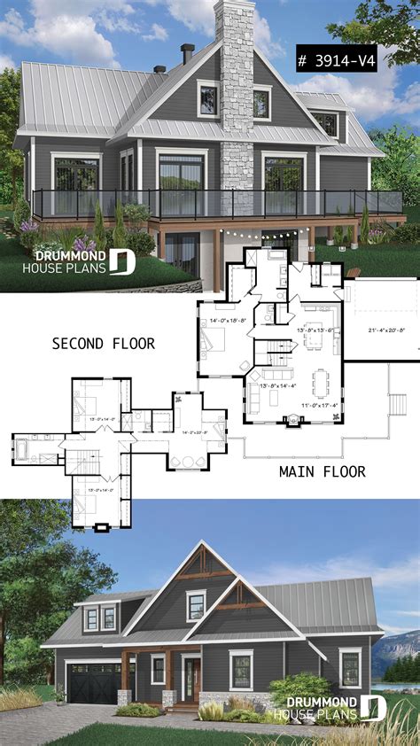 Small Lakefront House Plans Style Home Decor