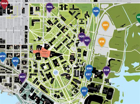 University Of Washington Campus Map Map Of The Usa With State Names