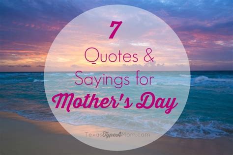 Inspirational Mothers Day Quotes And Sayings