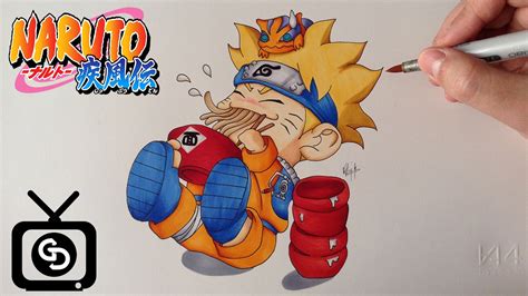 Drawing Naruto Uzumaki ( Chibi Version ) - YouTube