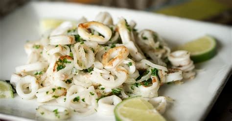 Persillade d encornets à la plancha calamars à la plancha