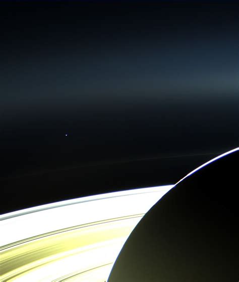 Earth Seen From Behind Saturn Saturn Cassini Spacecraft Earth