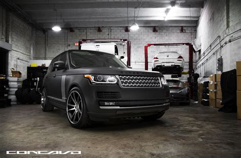 Pure Luxury Matte Black Range Rover Vogue By Concavo — Gallery