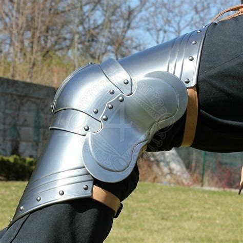 Medieval Larp Cosplay Costume Sca Knee 18 G Steel Battel Ready Etsy