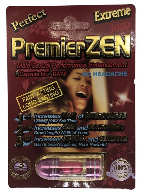 Premierzen Perfect Extreme 5000 Male Sexual Enhancement Pill Rhino Platinum 7