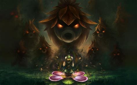 The Legend Of Zelda Majoras Mask Artwork Game Art Video Games The