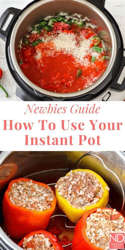 How To Use An Instant Pot For Instant Pot Newbies Healthy Instant