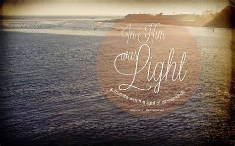 1440 x 900 jpeg 91 кб. In Him was light - Believers4ever.com | Free christian wallpaper, Christian wallpaper, Worship ...