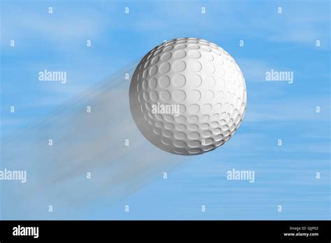 Ball Golf Blue Stock Photo Alamy