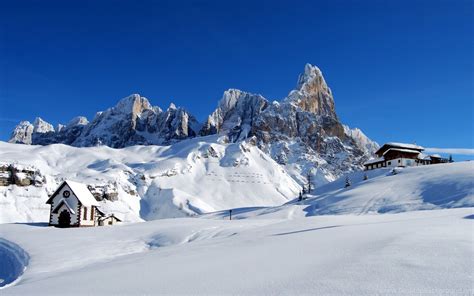 Dolomites Alps Italy Winter Snow Wallpapers Hd Wallpapers Desktop