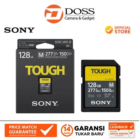 Jual Sony Tough 128gb Sf M Series Uhs Ii Sdxc Memory Card Shopee