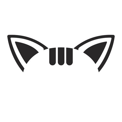 Cat Kitty Ear Icon On A White Background Vector Illustration 13222593
