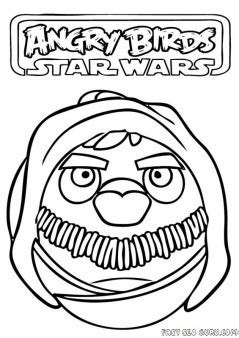 This legendary film indeed attracts many people of all ages. Printable Angry Birds Star Wars yado Coloring Pages - Free ...