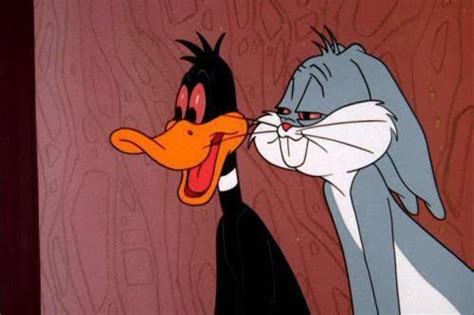 Daffy Duck And Bugs Bunny Red Eyes Looney Tunes Pinterest Red