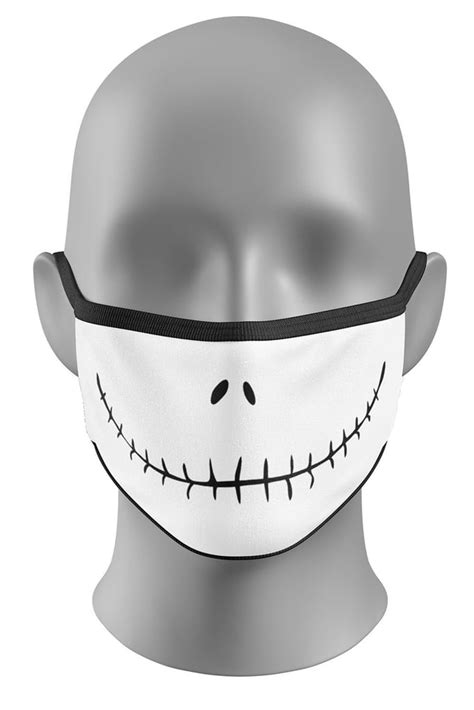 Jack Skellington Fabric Face Mask Halloween Cloth Face Masks