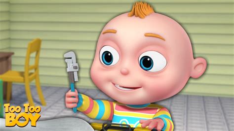 Fixing The Pipe Episode Tootoo Boy Videogyan Kids Shows Cartoon
