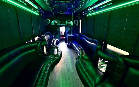26 30 Club Party Bus Interior Front Roman Limousine