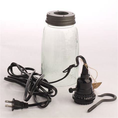 Mason Jar Pendant Lamp Kit Lamp Making Basic Craft Supplies Craft