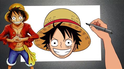 COMO DESENHAR O LUFFY ONE PIECE Passo a Passo Simples e Fácil YouTube